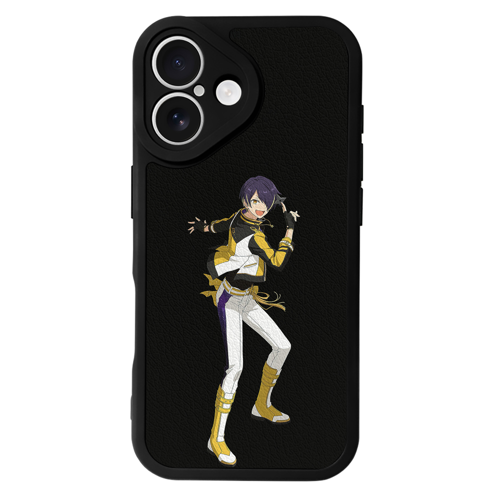 （画像用） あんさんぶるスターズ! Ensemble Stars 【iPhone 16シリーズ対応】シリコンスマホケース（レザー調） 材質：シリコン